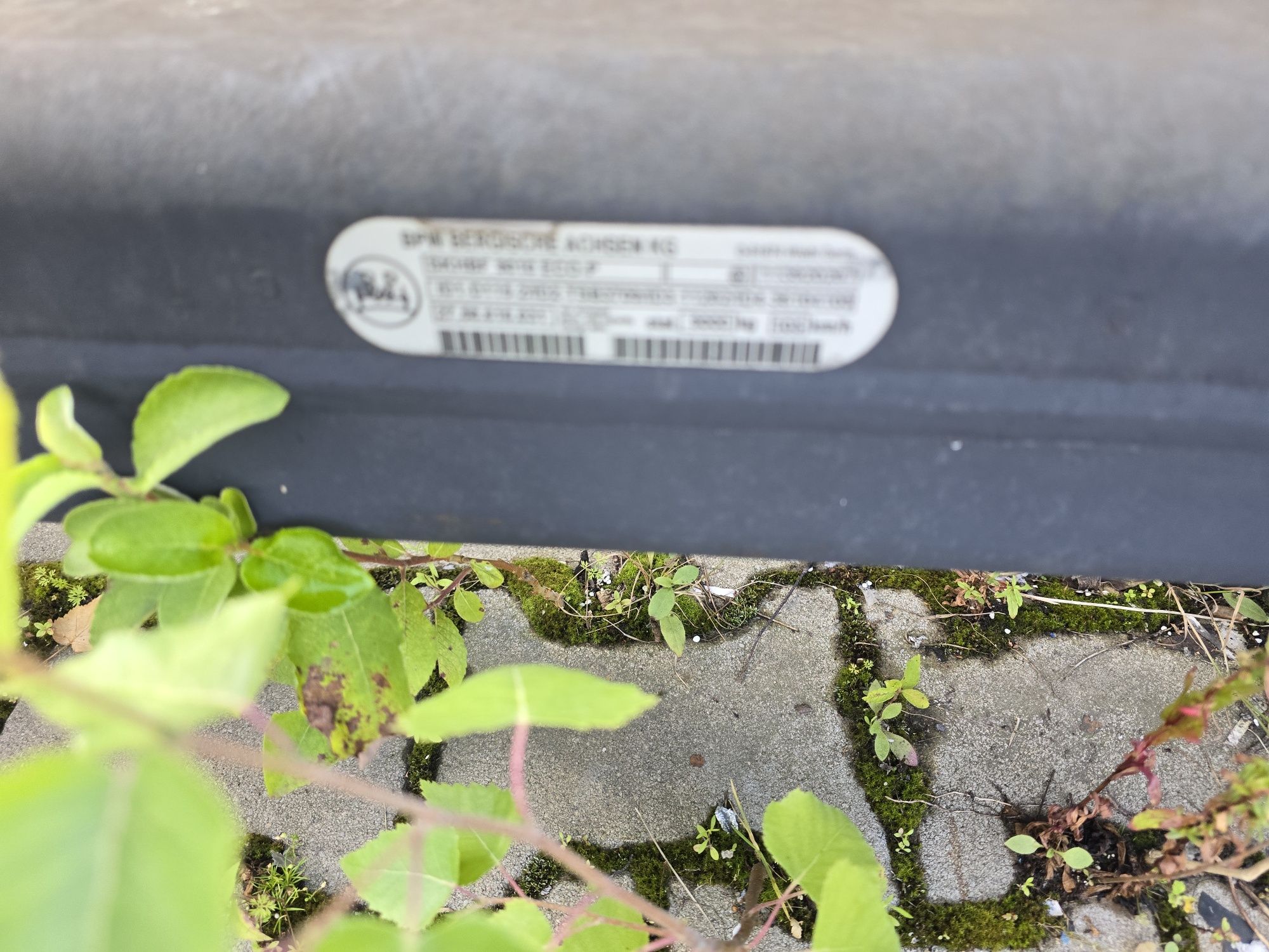 Ściana przednia, drzwi, słupki, oś bpw 6010 eco plus, dach, szyny,rama