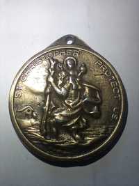 Rzadki medal św. Christopher Protect US. Joannes Paulus II