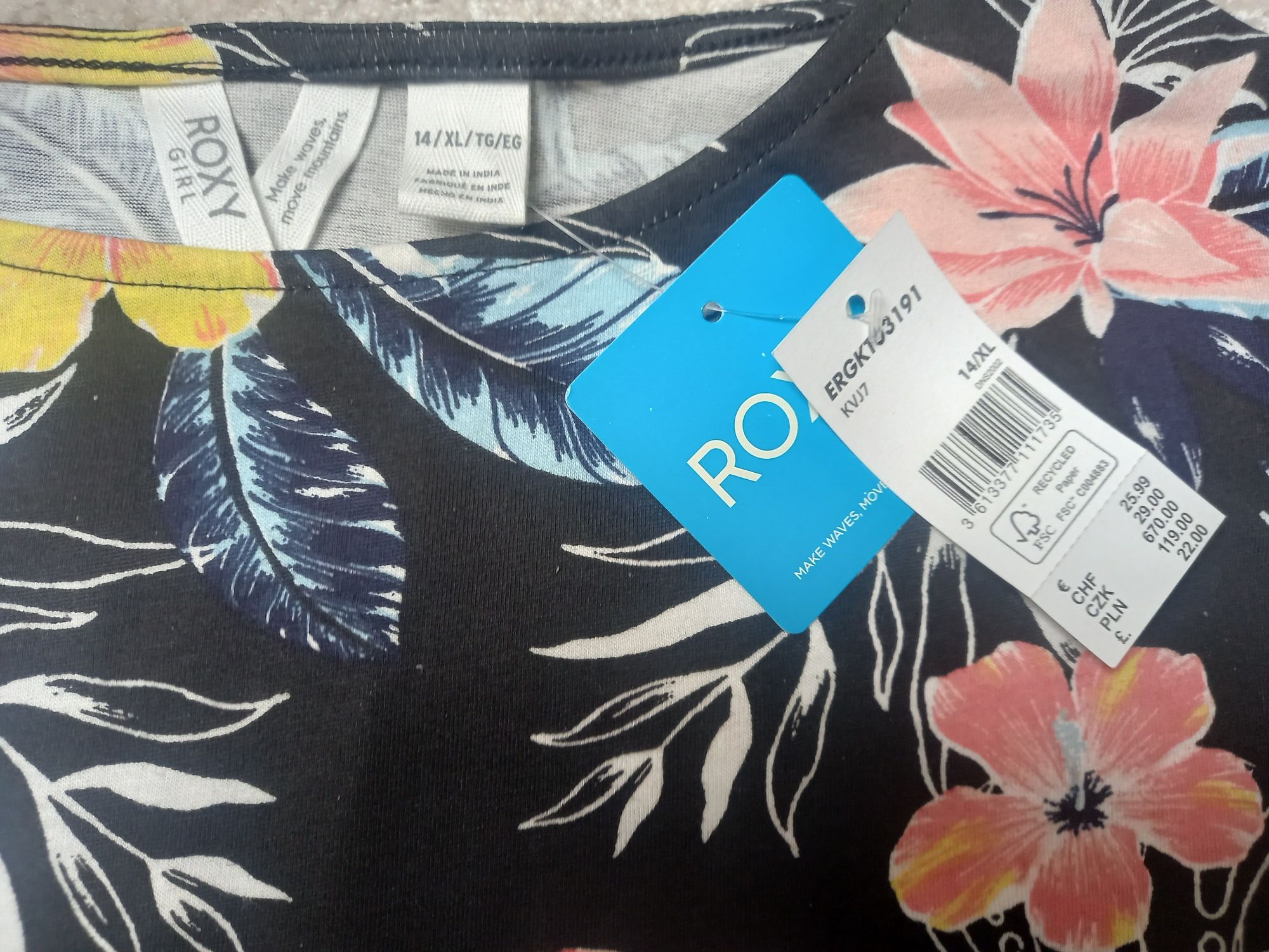 Roxy t-shirt bluzka dla dziewczynki 14/XL