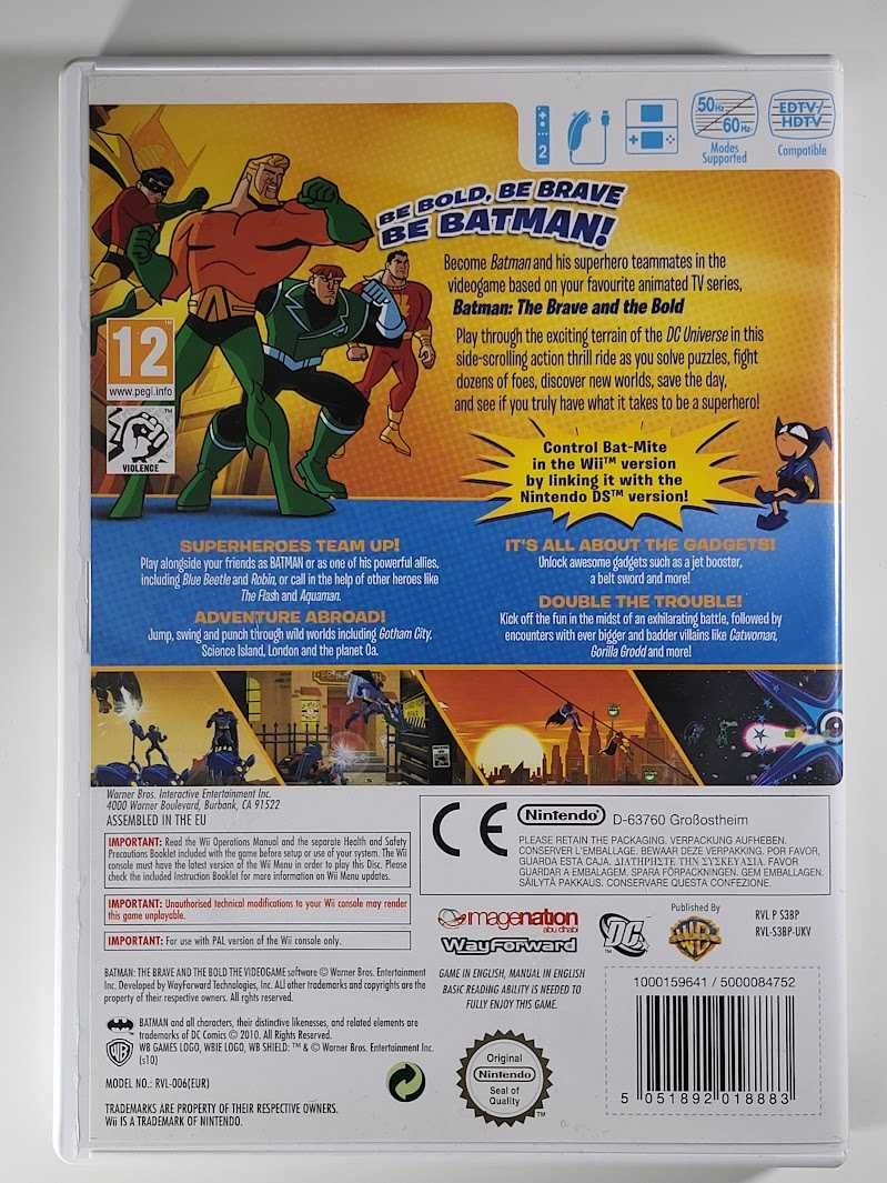 Batman The Brave and The Bold / Gra Nintendo Wii / Perfect Blue / WWA