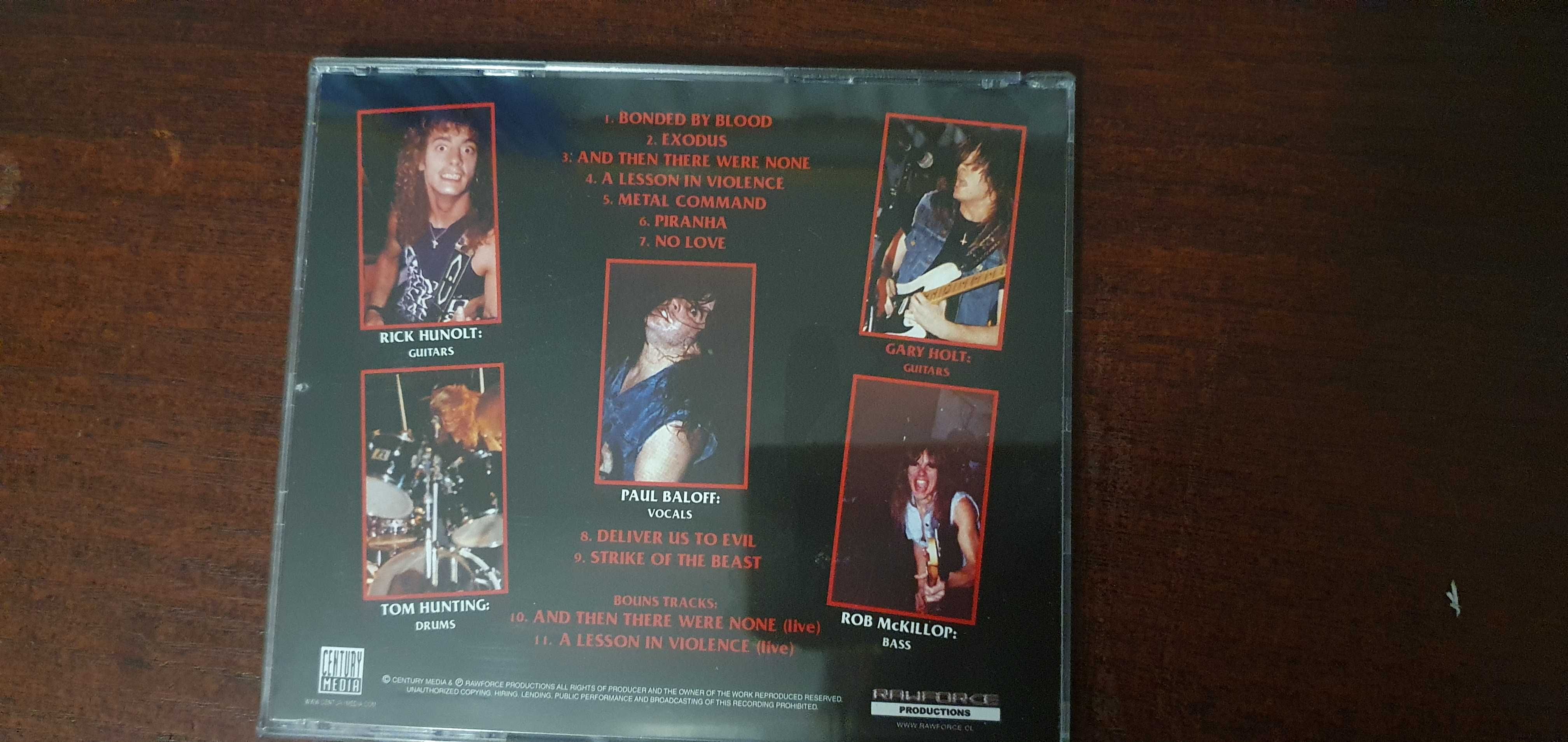 Exodus  " Bonded by blood "   cd  muzyka thrash metal