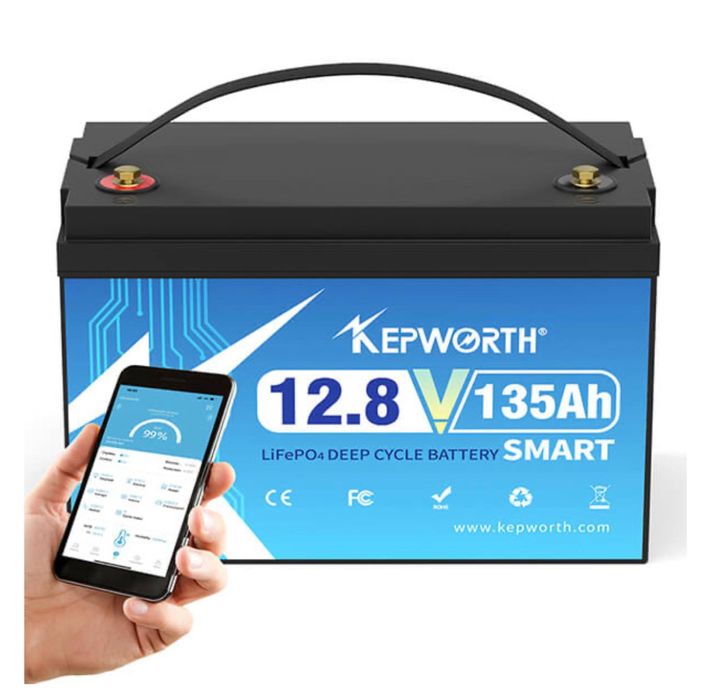 В наявності акумулятор Kepworth LiFePO4 12V/135AH (1728 W*h) Smart BMS