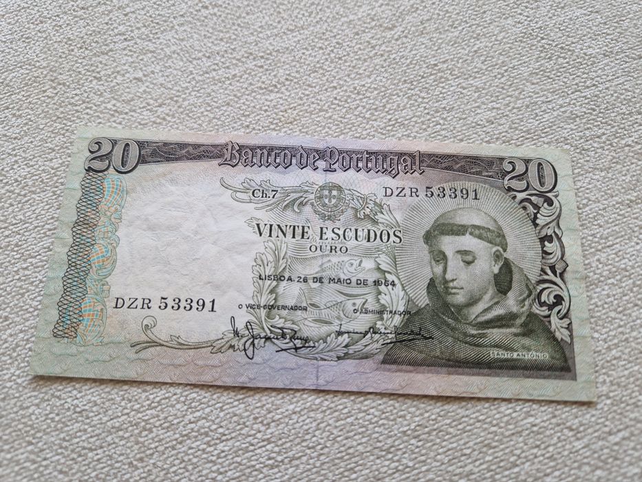 Nota de 20 escudos