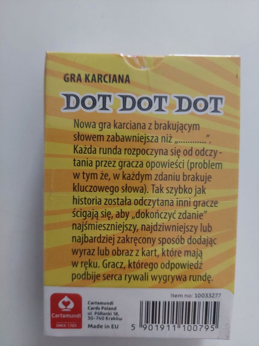 Gra karciana Dokończ zdanie