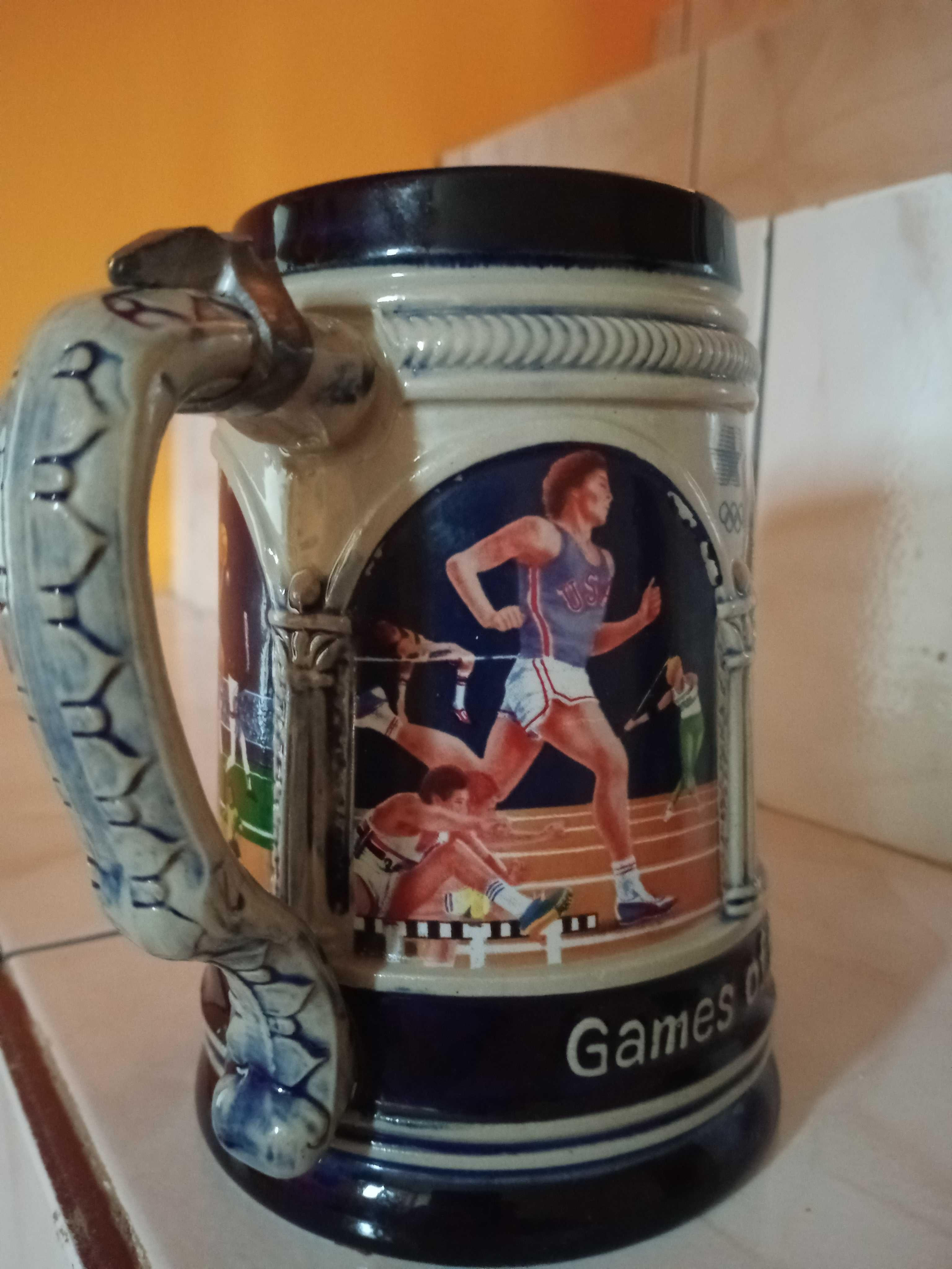 kolekcjonerski kufel Olimpiada Los Angeles 1984 limitowana edycja