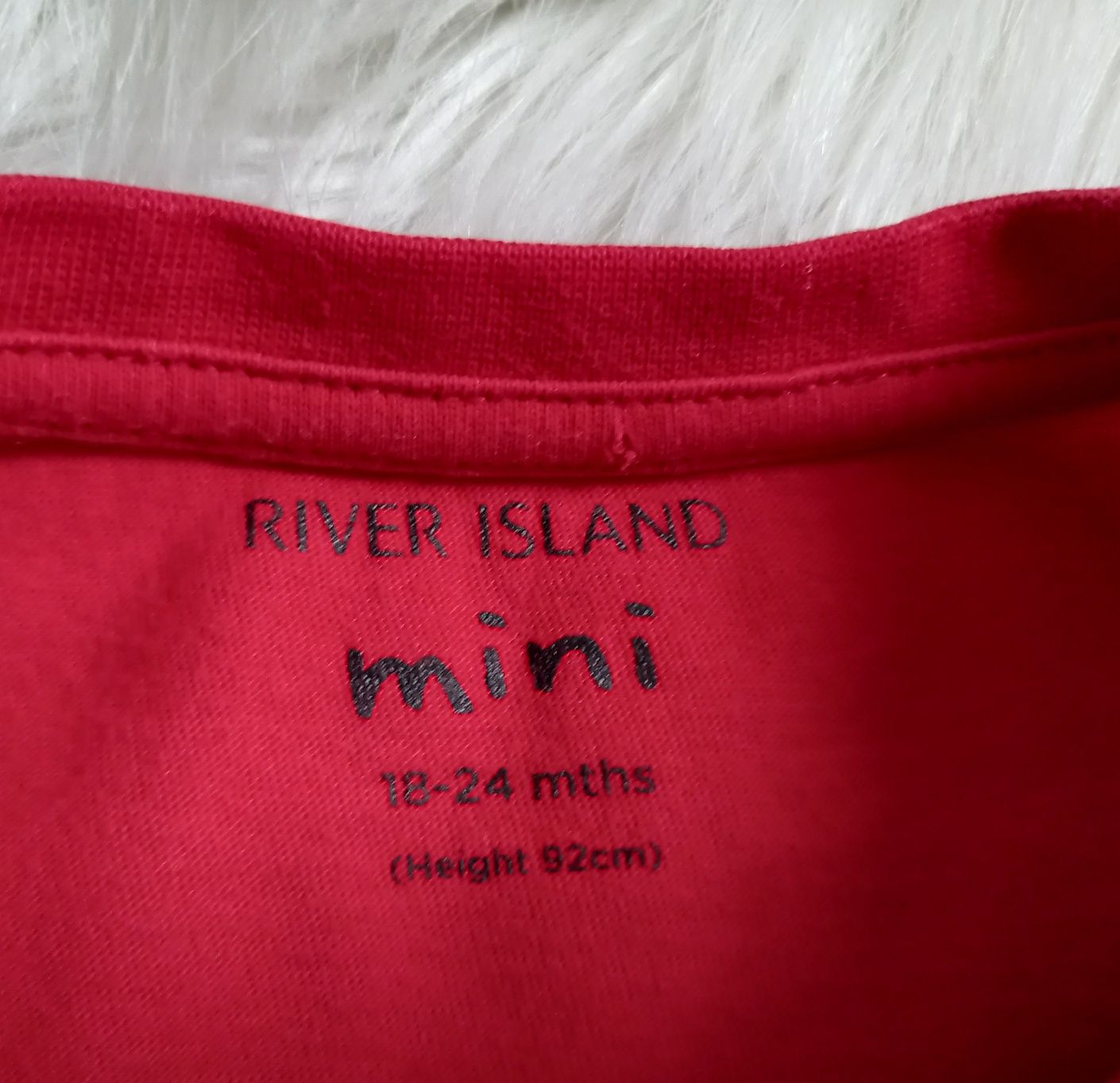 Bluza T-shirt River Island rozmiar 86/92