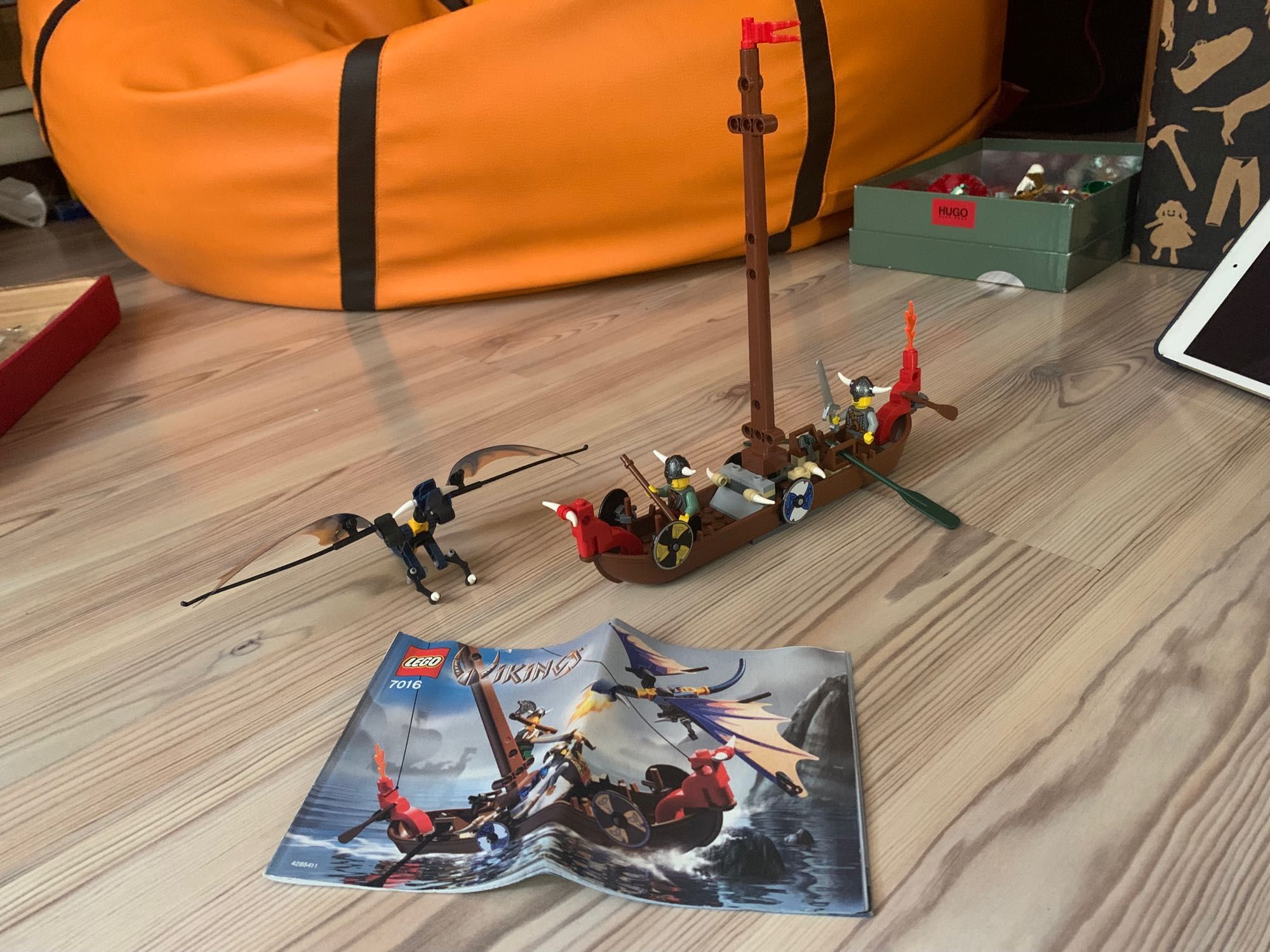 Lego Vikings 7016 Załoga statku Wikingów w starciu ze smokiem