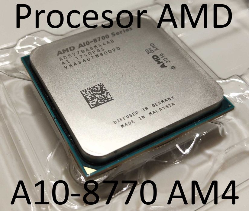 Procesor AMD A10-8770 IDEALNY AM4 Obługa DDR4 A10-8700 series
