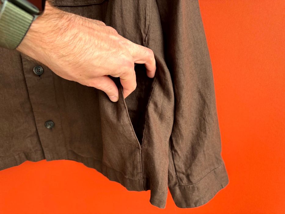 Massimo Dutti Оригінал чоловічаляна сорочка куртка овершот розмір L