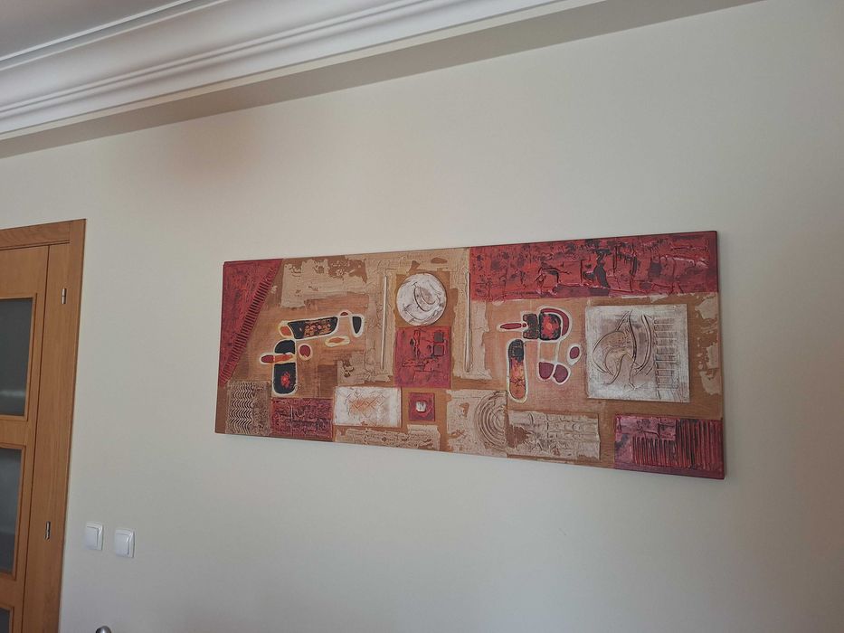 Quadro/ tela (130X50X3)cm