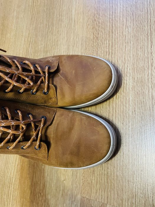 Теплі шкіряні зимові кросівки черевики ОРИГІНАЛ Ecco 27,5 см