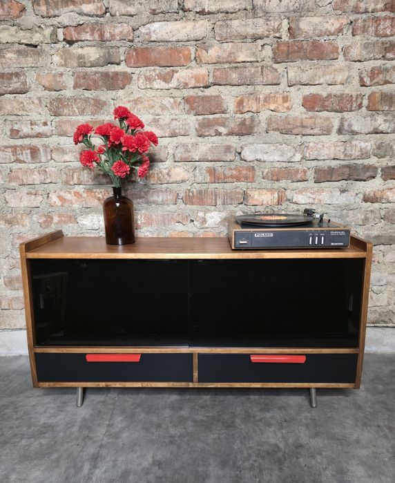 Komoda/szafka vintage Leśniewski&Łejkowski po renowacji