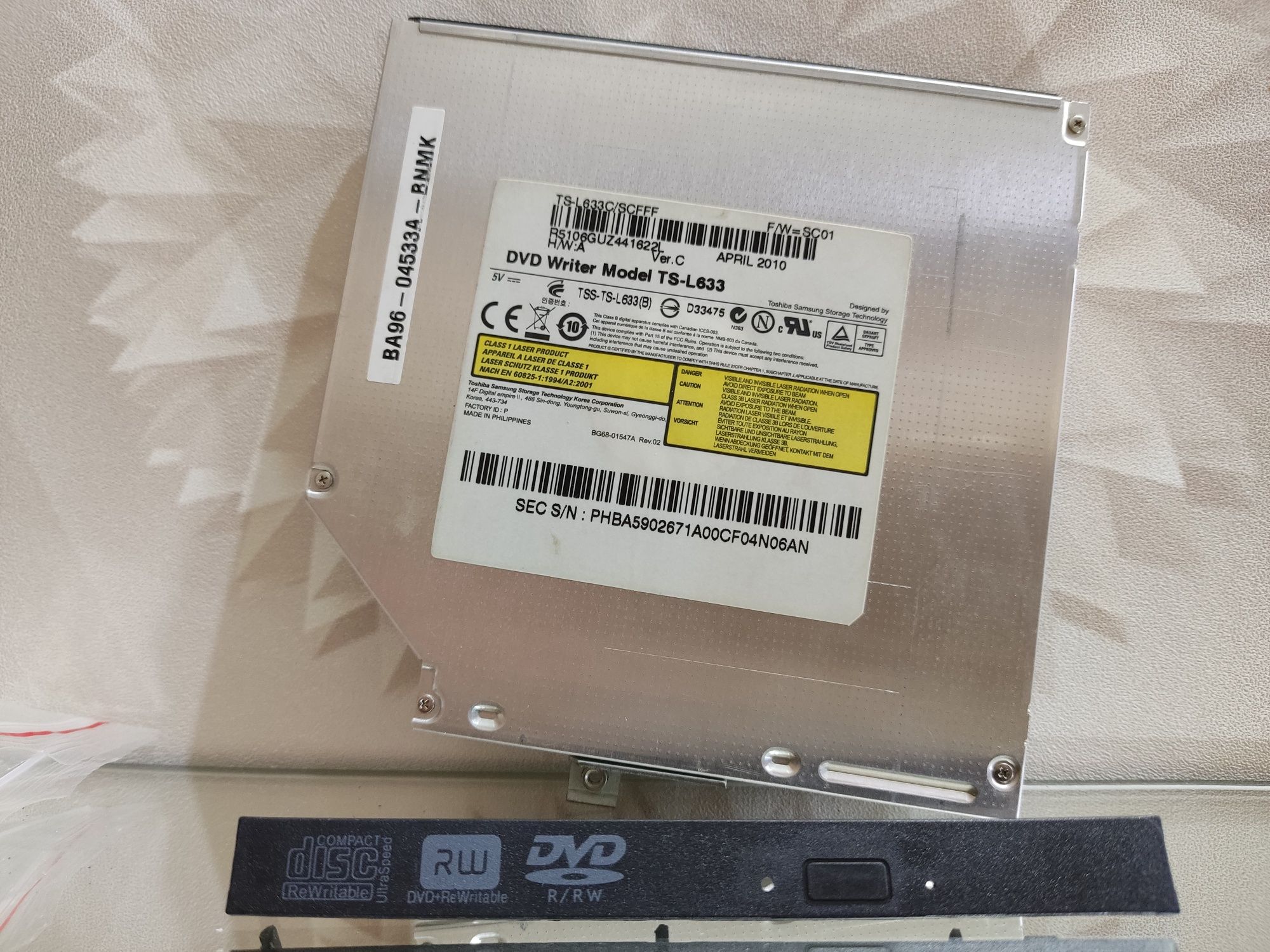 Оптический привод DVD Writer TS-K633 BA96-04533A-BNMK
