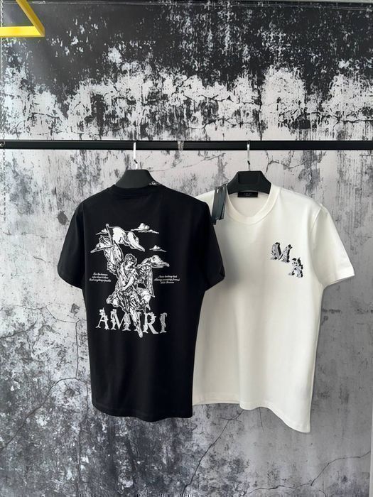 Футболка Amiri брендовая мужская женская оверсайз