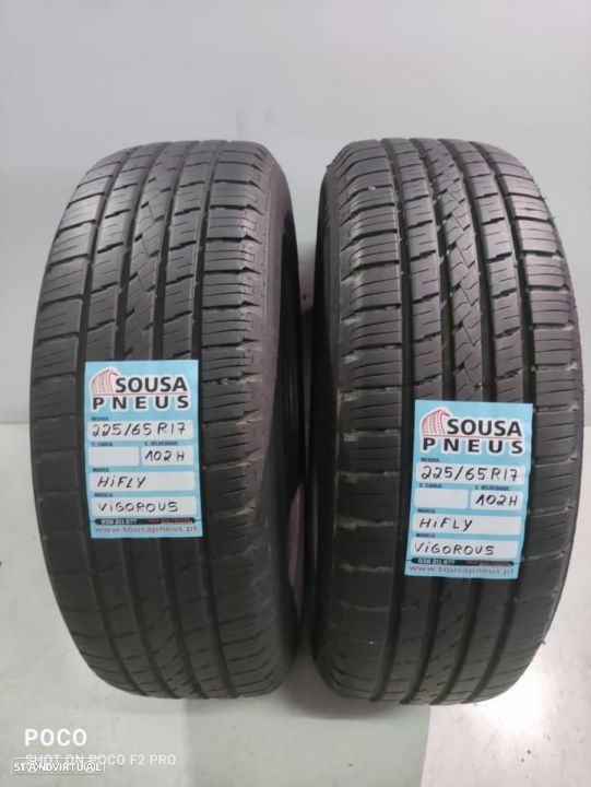 2 pneus semi novos 225-65r17 hifly - Oferta dos portes - 110 Euros