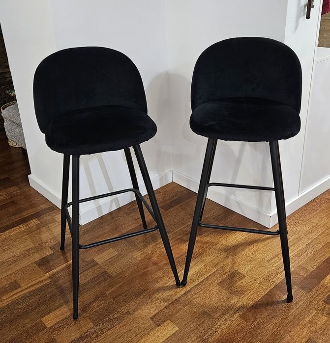 Hokery kuchenne czarne