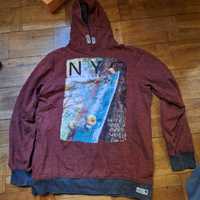 Bluza z kapturem vintage NYC skate 182