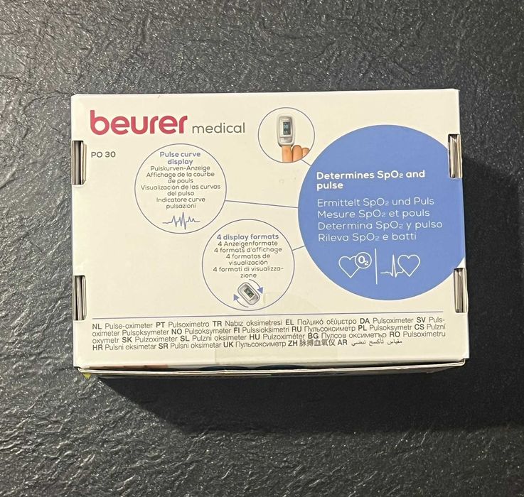 Beurer PO 30 Pulsoksymetr pomiar nasycenia tlenem
