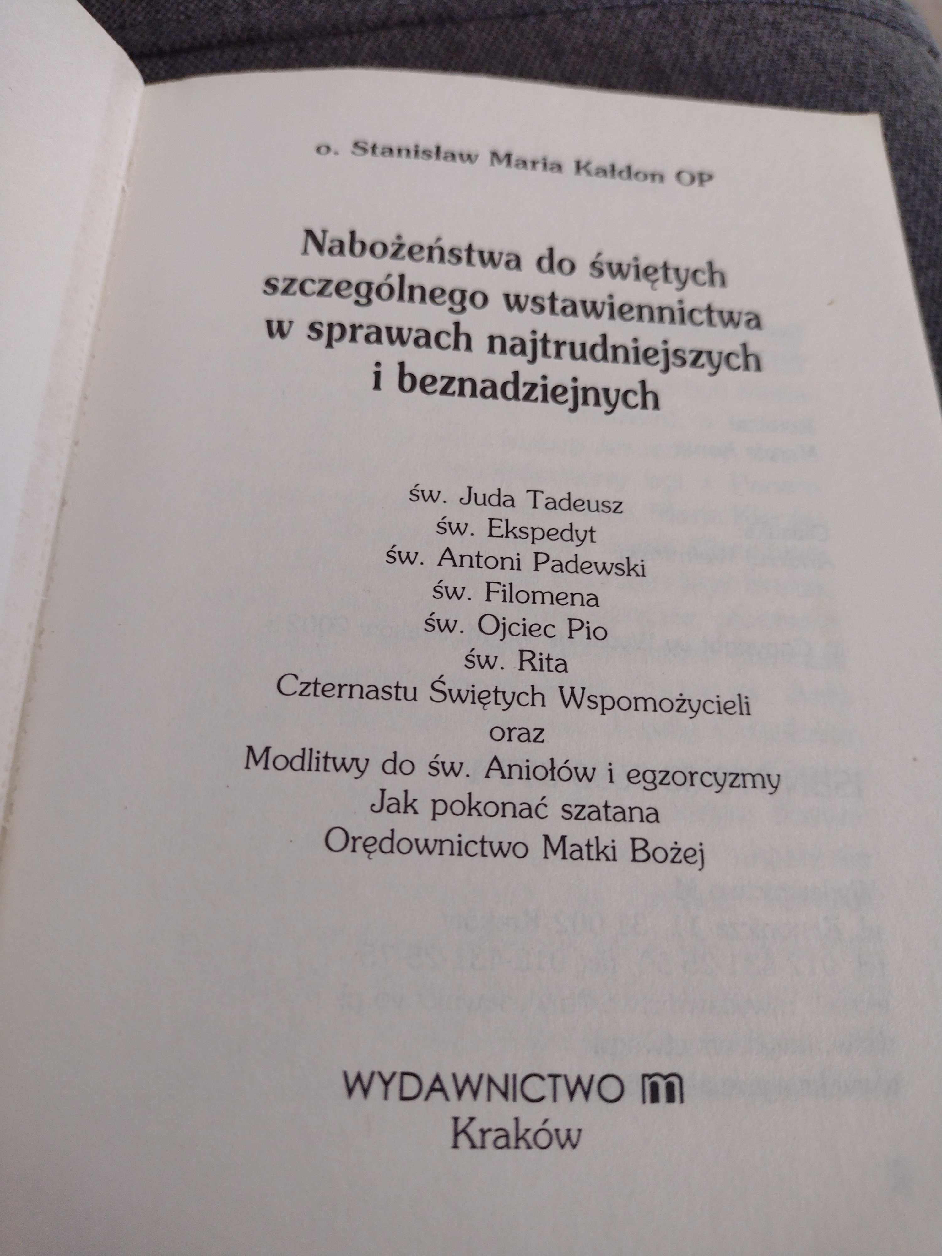 Książka Nabożeństwa do świętych szczególnego wstawiennictwa