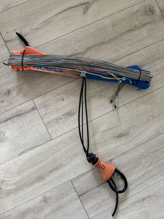 Latawce kite Nobile 50fifty zestaw 9 m i 12 m i bar Kitesurfing sprzęt