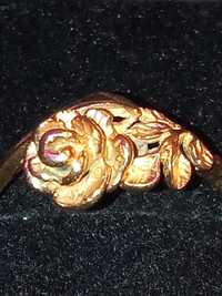 Jak nowy złoty pierścionek 585 róża