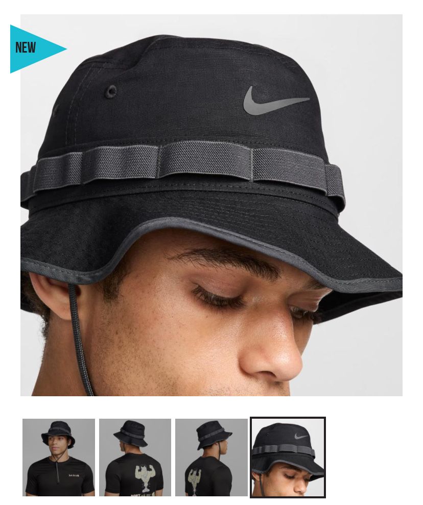 Панама чоловіча Nike df apex bkt sb new p( HJ3683-010)