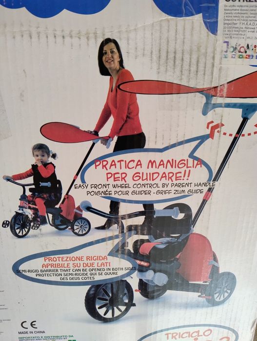 Rower dla dzieci Rowerek trójkołowy Italtrike Triciclo Magic 2 stanBDB