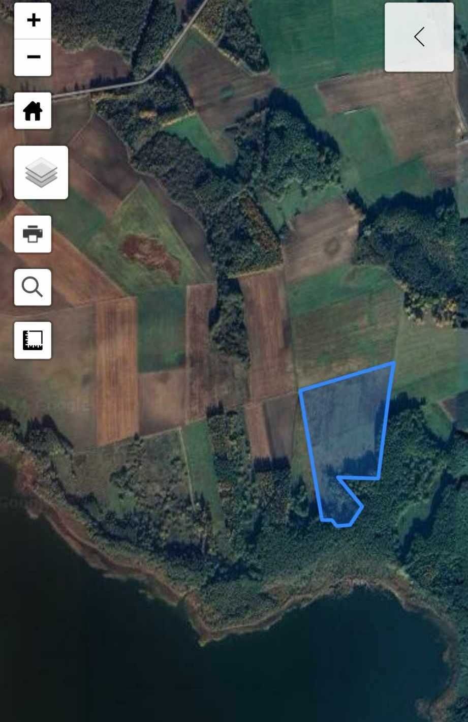Sprzedam działkę - ziemia rolna 6,19 ha, Likszany