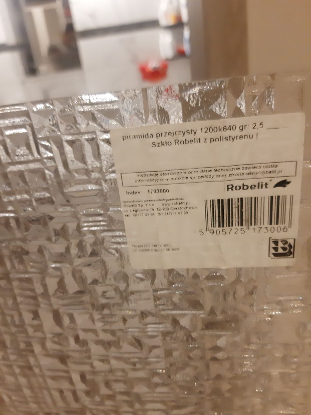 Pleksa plexa szkło z polistyrenu 120x64cm 2szt. Nowe