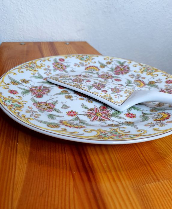 Набор для торта тарелка и лопатка Тортовница