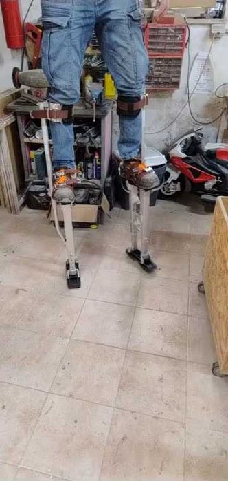 NOWE Profesjonalne szczudła budowlane do G-K 46–76 cm Udźwig do 103KG