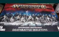 Age of Sigmar Soulblight Gravelords Deathrattle Skeletons. NOWE