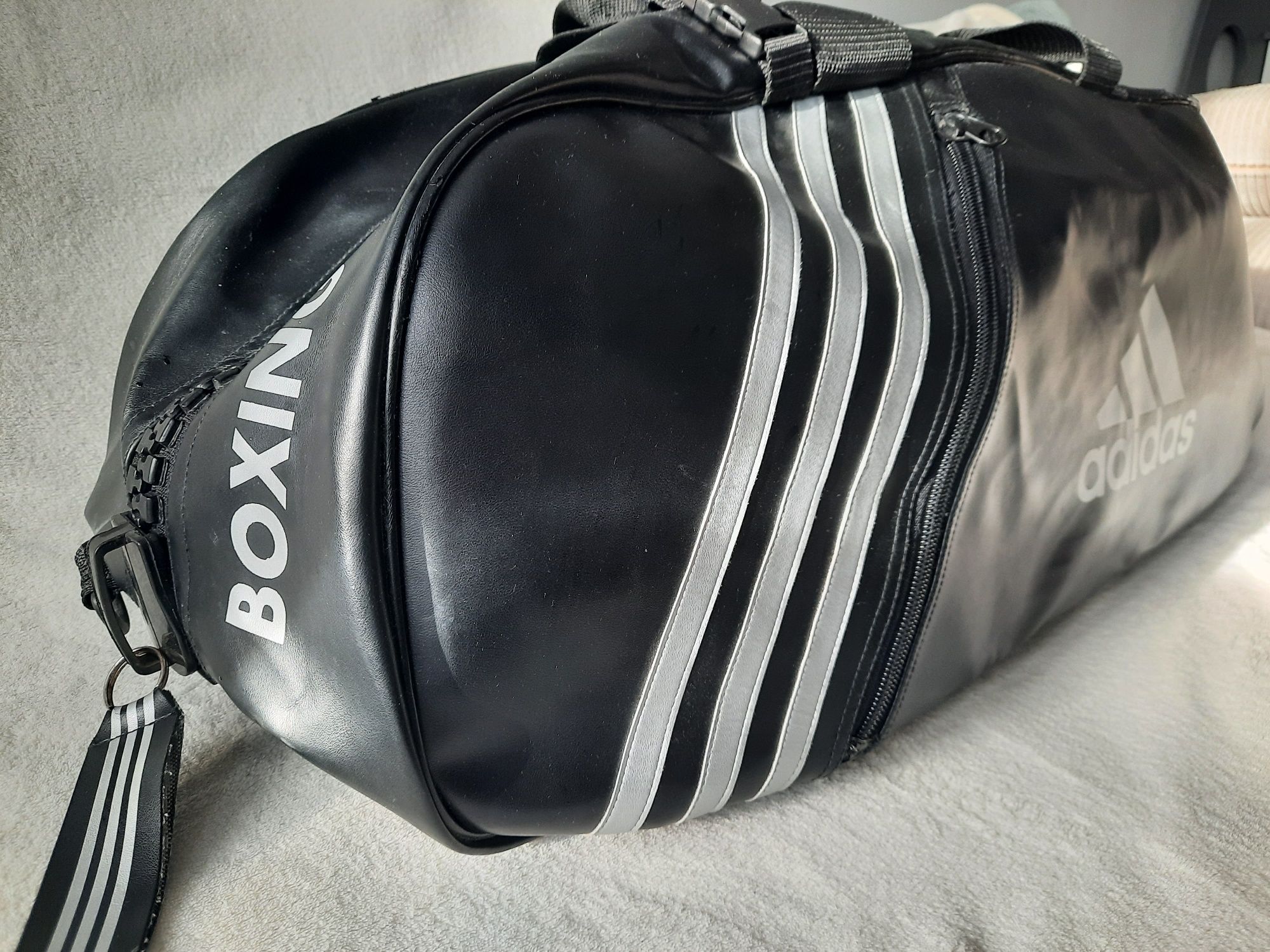 adidas Torba plecak BOXING sportowa czarna duża 72x30 cm