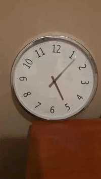 zegar scienny metalowy