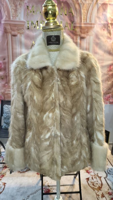 Casaco Vison Pérola/ autêntico