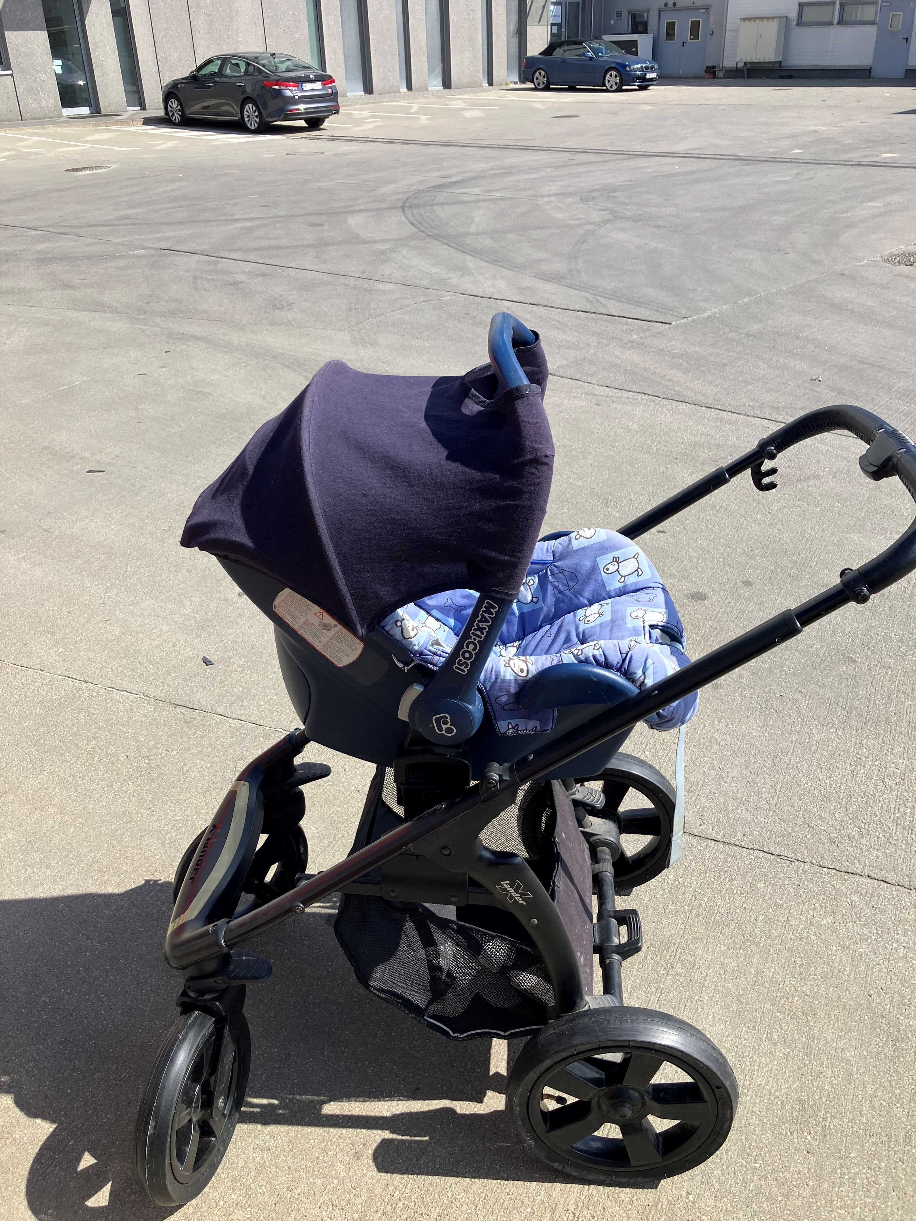 Wózek X-Lander X-move + nosidełko Maxi Cosi + fotelik Britax