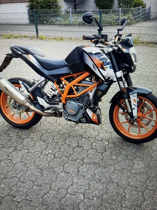 Ktm duke 390 uszkodzona rama 14r dokumentacja