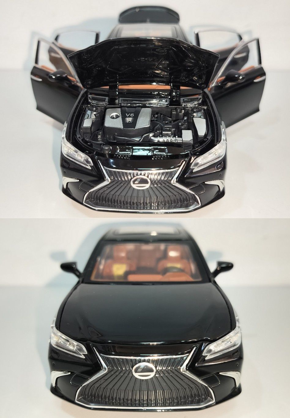Lexus ES300h металлическая модель 1:24 JINLIFANG со звуком и светом