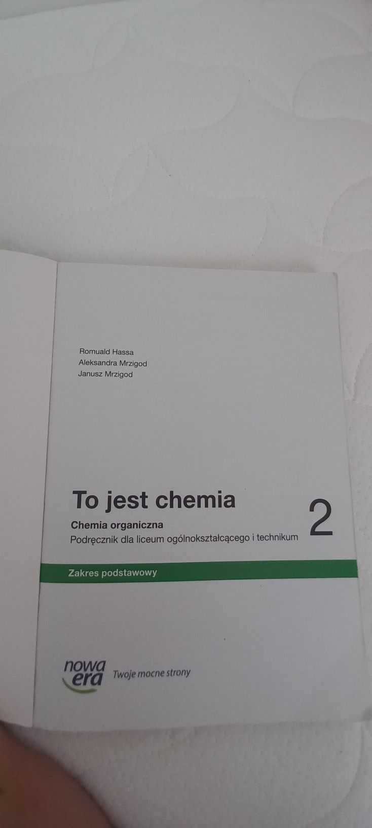 To jest chemia 2 klasa 2 Nowa Era podręcznik zakres podstawowy