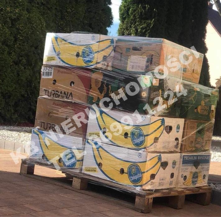 Paleta Kartony na giełdę bazar towar mix