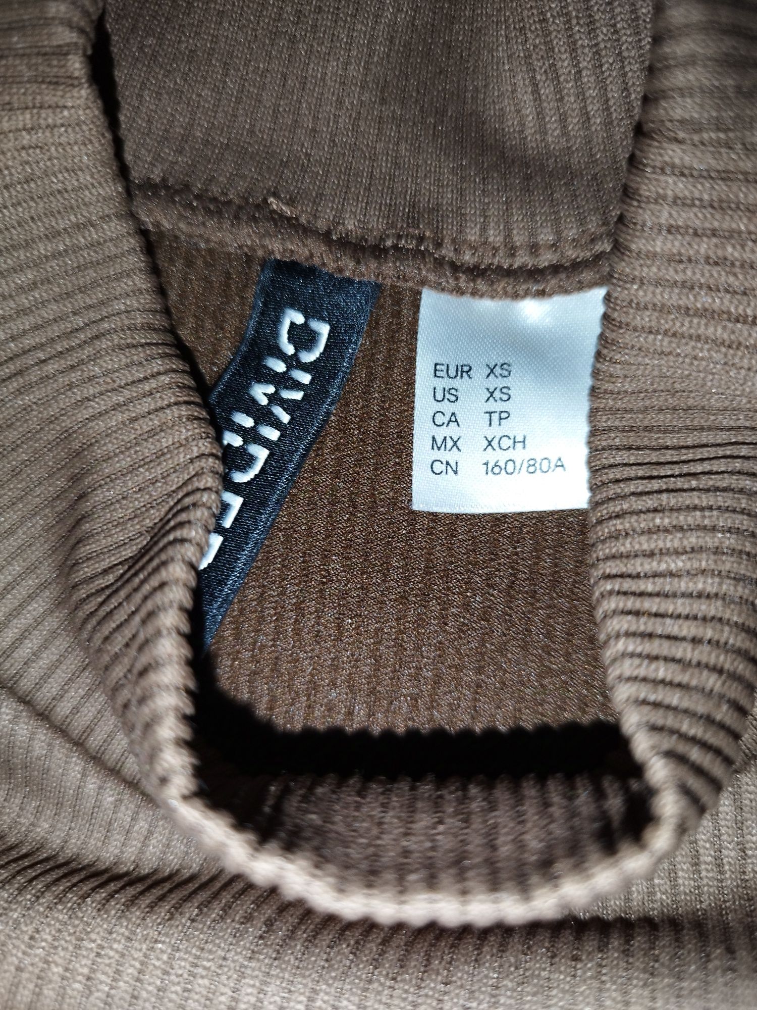 Crop top/krótka bluzka damska XS H&m
