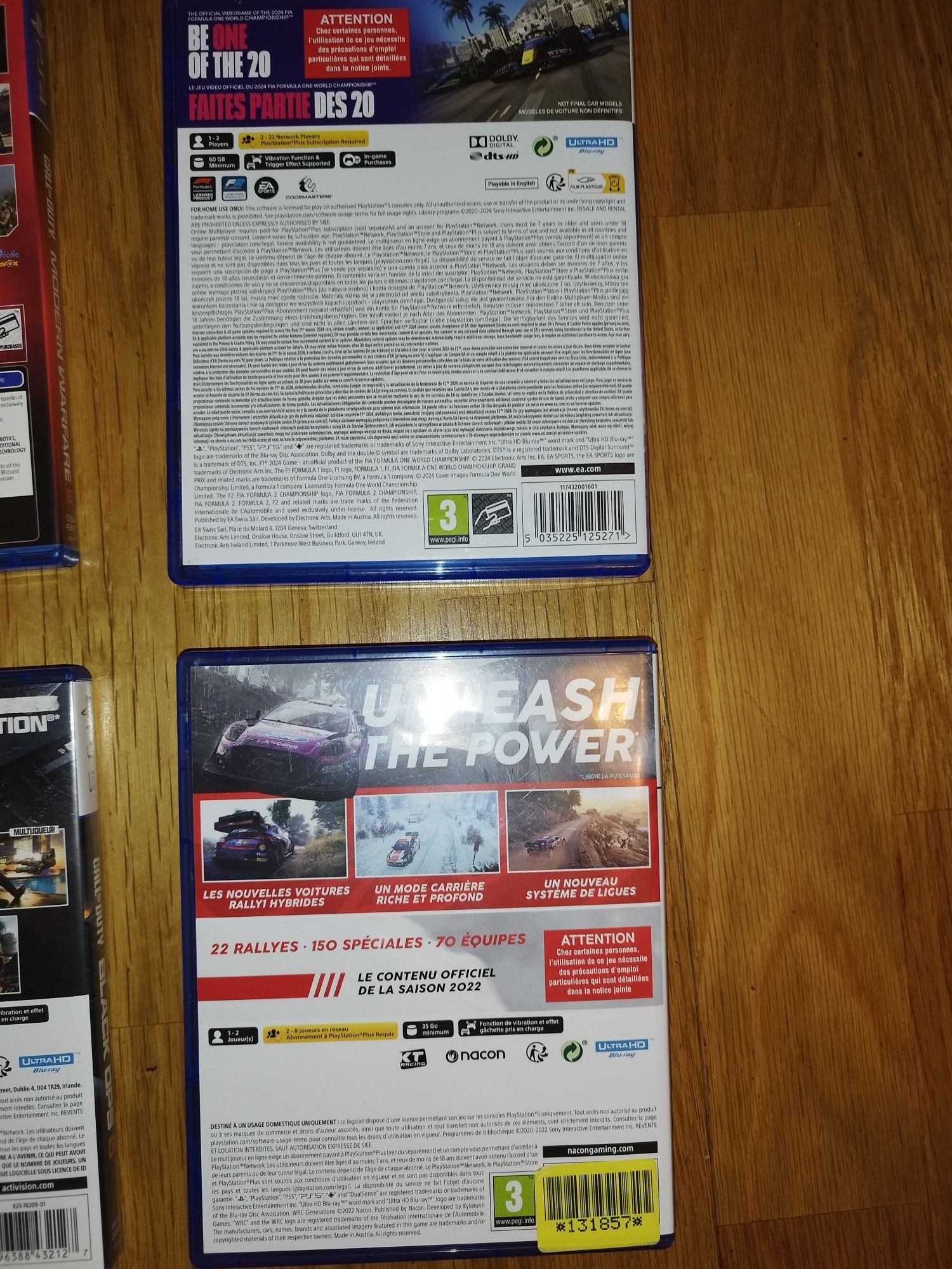 Lote de jogos PlayStation 4 e 5