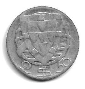 2$50 de 1948, Republica Portuguesa Prata