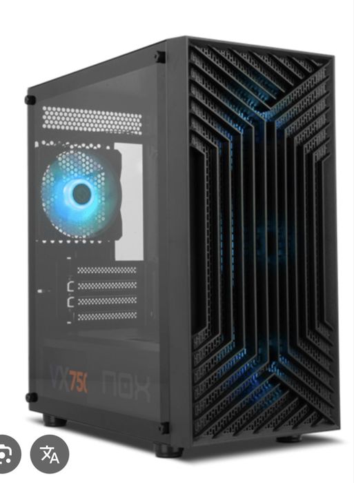 Caixa Micro-ATX Nox Infinity Epsilon RGB Vidro Temperado Preta