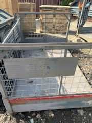 kosz metalowy transportowy składany gitterbox 210x120cm