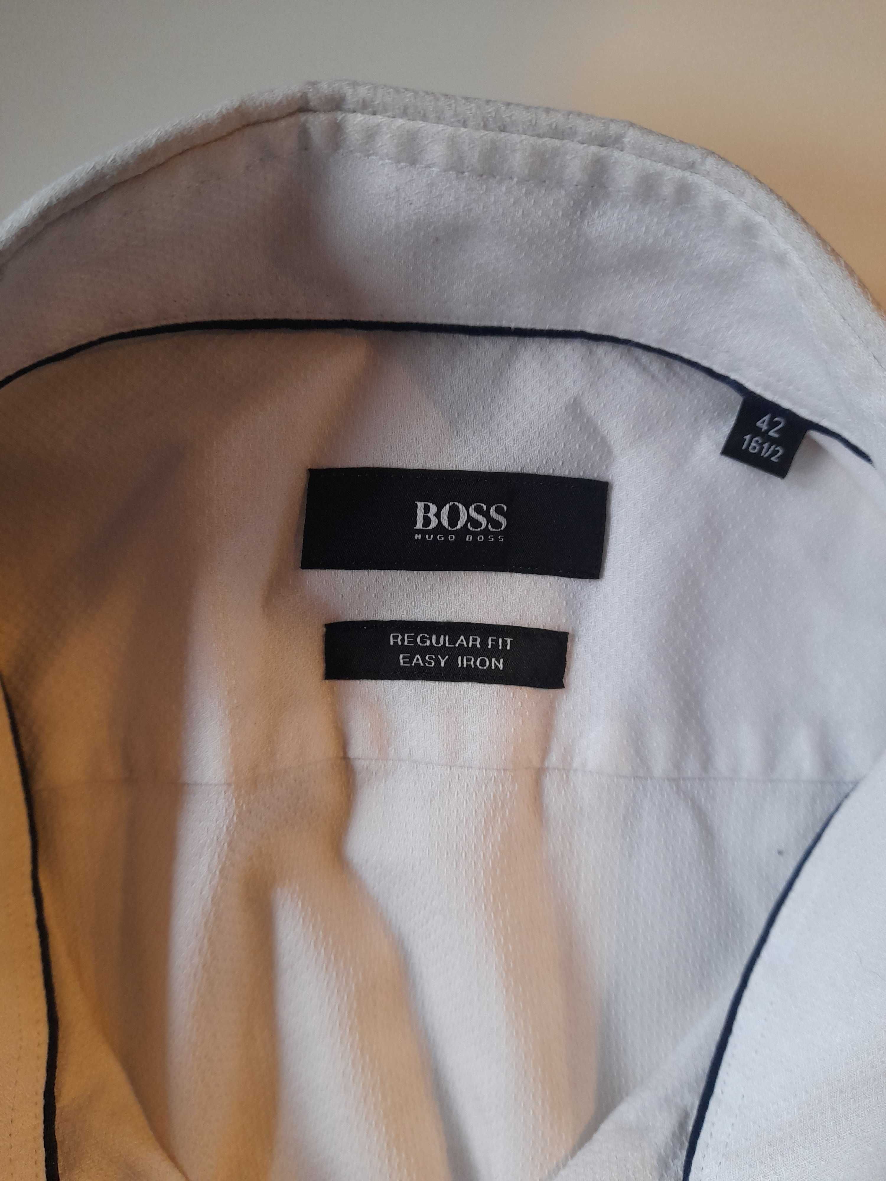 biała koszula męska Hugo Boss, rozmiar 42