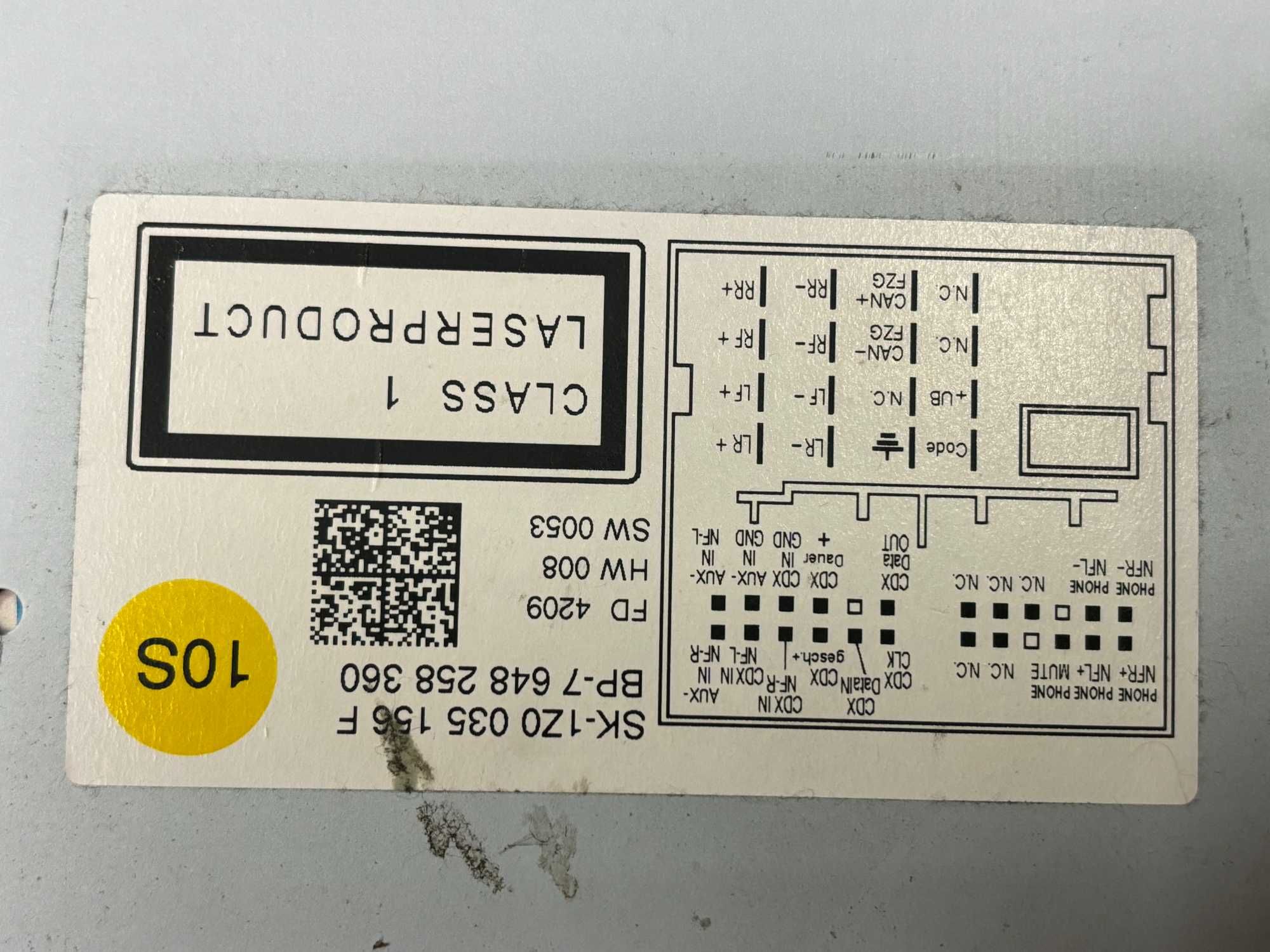 Radio Skoda Octavia II Lift