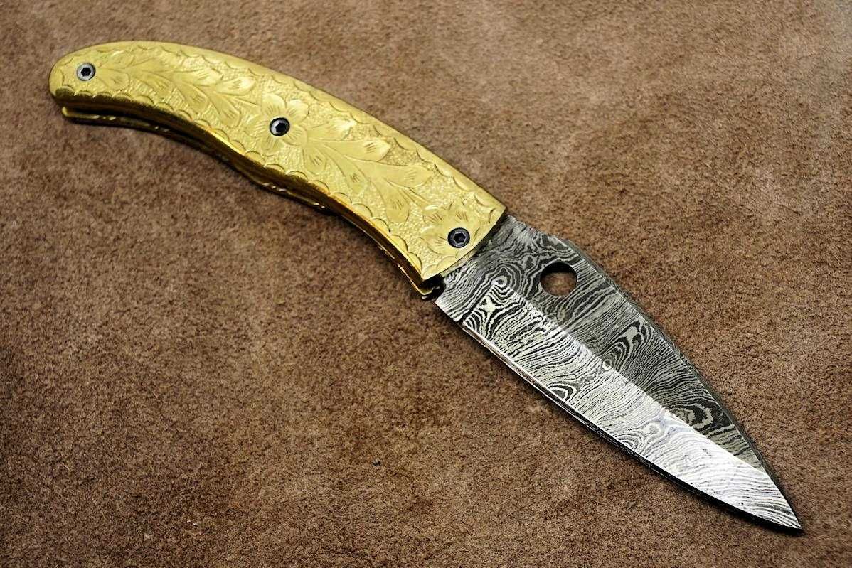 Diamond nóż scyzoryk damast damasceńskiej 235
