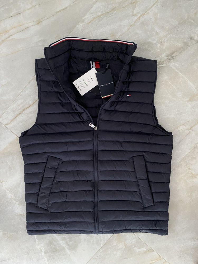 Męski bezrękawnik granatowy Tommy Hilfiger r. XXL.