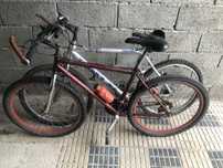 2 bicicletas quadro de aluminio e aros Air Line mudanças shimano